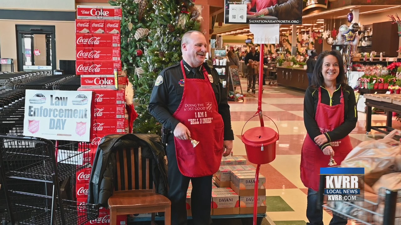 Fargo Police Ring Bells for the Salvation Army KVRR Local News