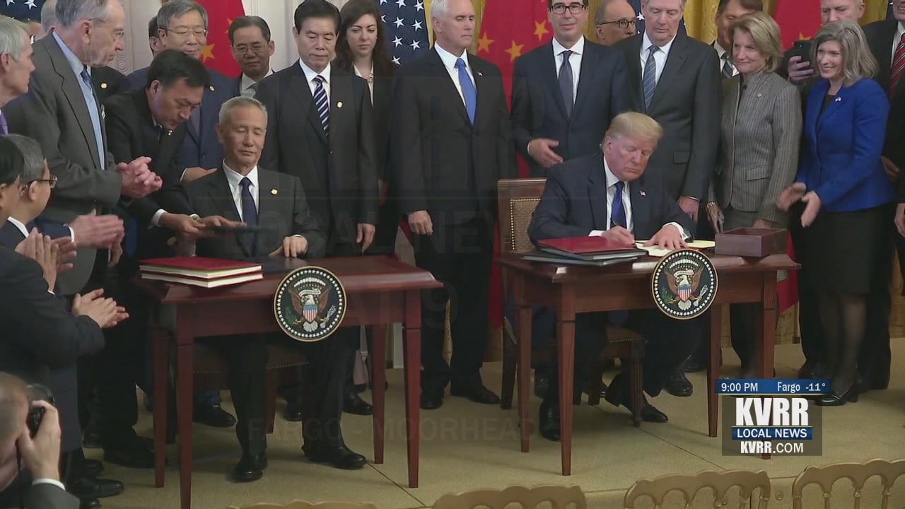 North Dakota Agriculture Leaders React To Phase One Trade Agreement