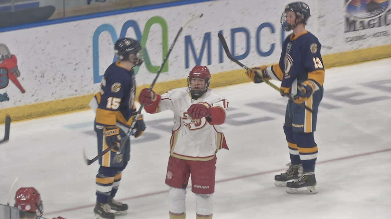 Davies boys hockey handles business against Fargo North - KVRR Local News Davies boys hockey handles business against Fargo North - KVRR Local News