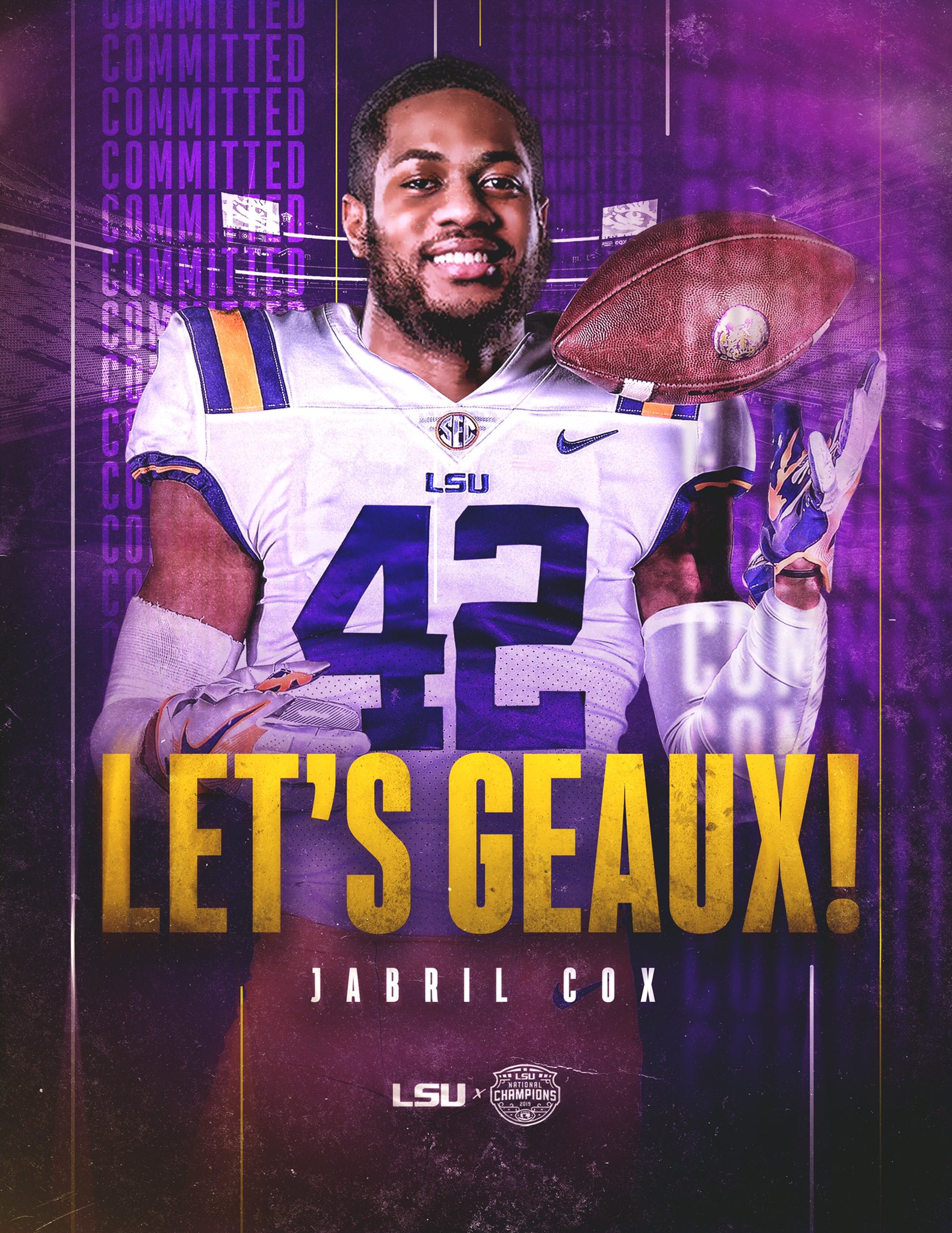 From one champion to another, Jabril Cox is ready for his next