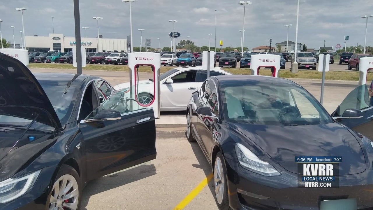 Tesla Supercharger Stations come online in North Dakota KVRR Local News