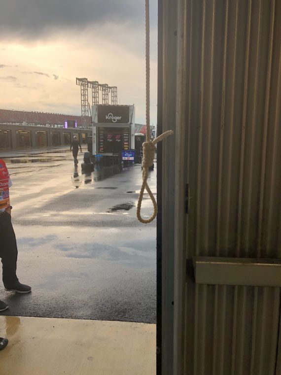 Noose From Bubba Wallace Garage