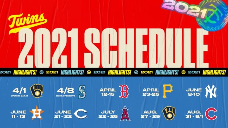 2021 Minnesota Twins: Team Schedule [Tickets Available] 