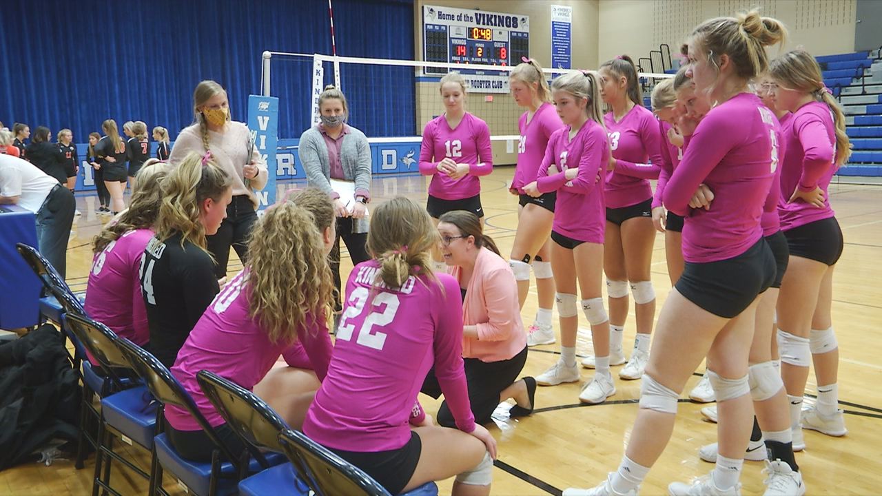 Our Redeemer's ends Kindred's run in the state volleyball