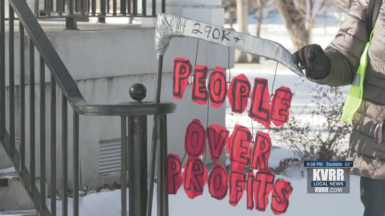 Marchers take to downtown Fargo to demand COVID-19 relief – KVRR Local News