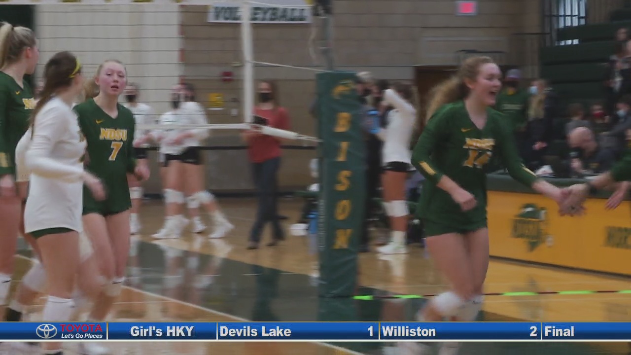 Bison Volleyball Off To (20) Start After StraightSets Win Over UND KVRR Local News