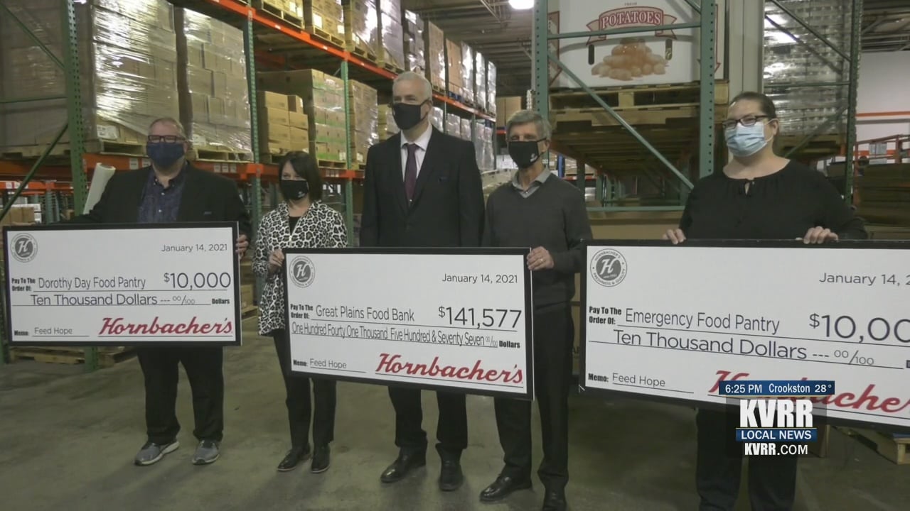 Hornbacher's gives record donation to Great Plains Food ...