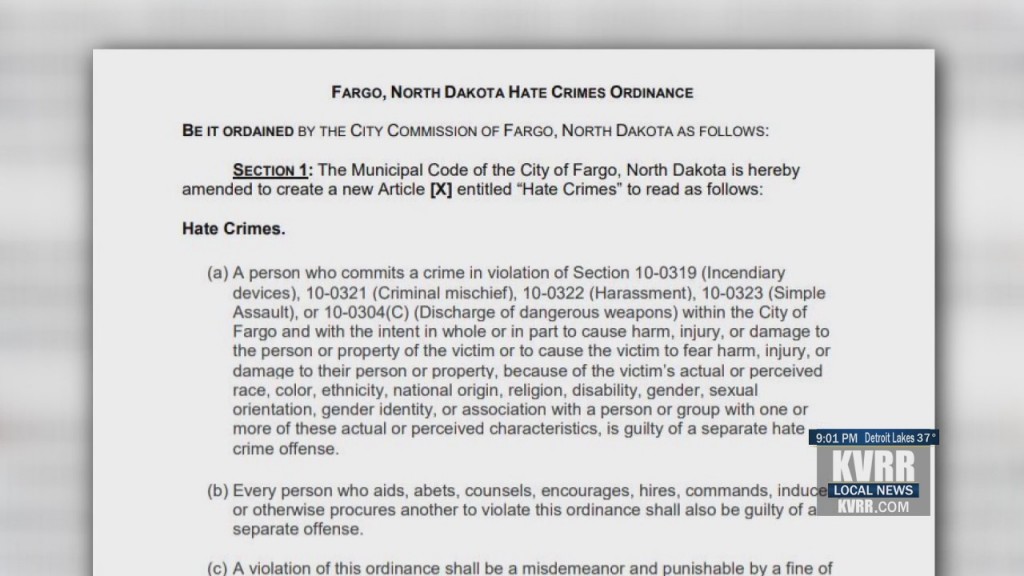Fargo Hate Crimes