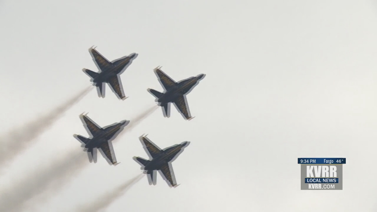 Road Closures Around Hector As U S Navy Blue Angels Practice Kvrr Local News