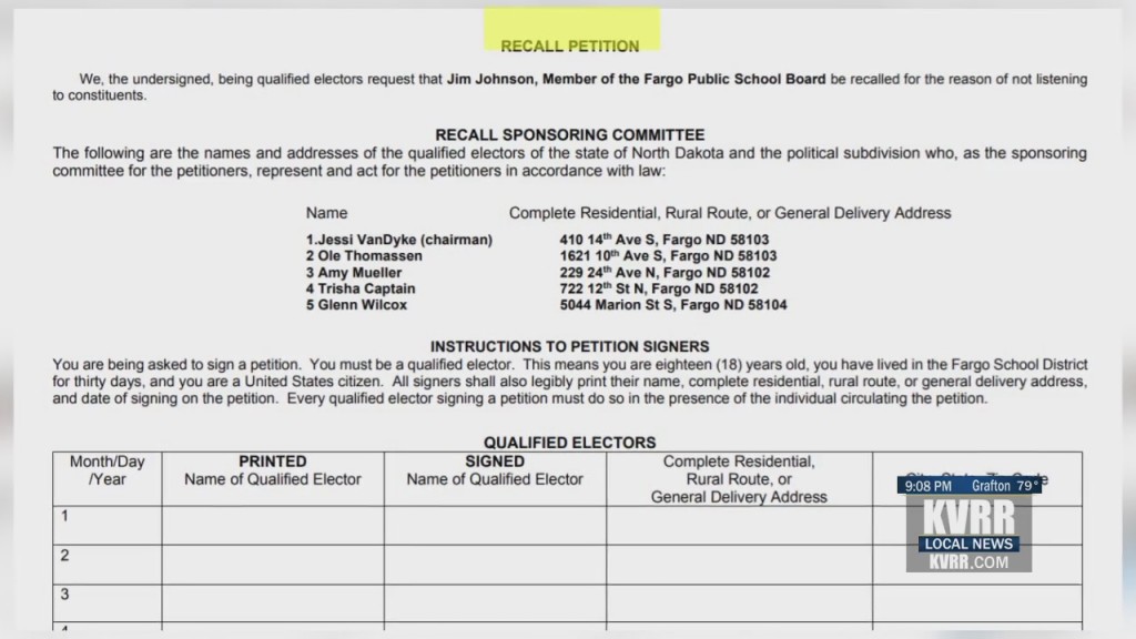 School Board Recall
