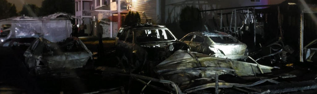 Oak Manor Garage Fire 2