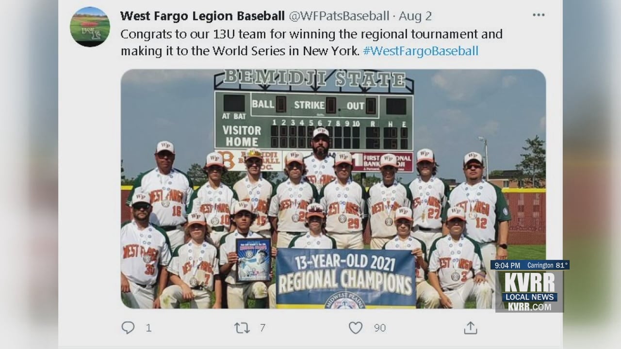 West Fargo 13U team headed for Babe Ruth World Series KVRR Local News