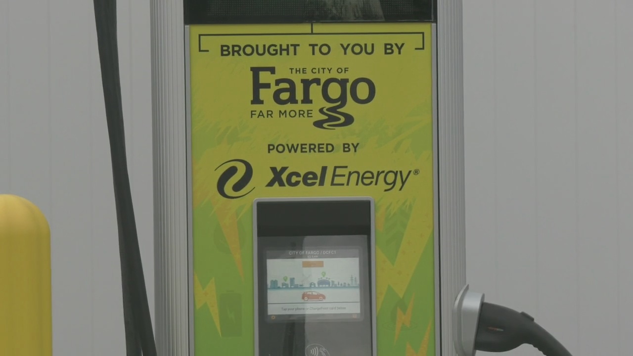 Fargo City Hall debuts electric car charging station KVRR Local News
