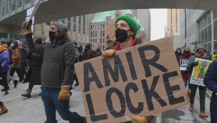Amir Locke Rally
