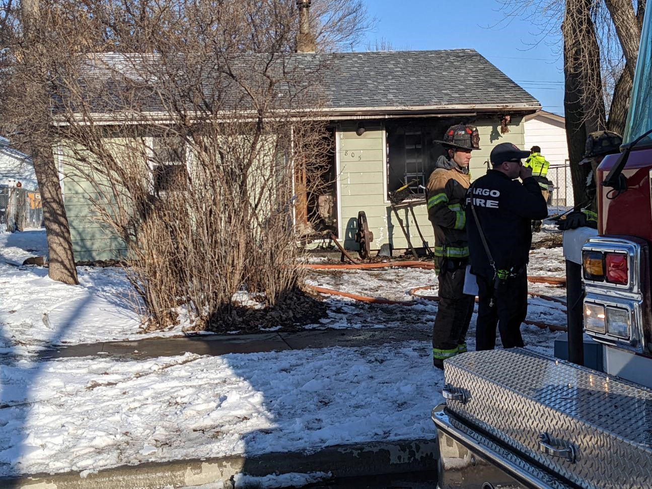 Firefighters put out flames at North Fargo home KVRR Local News