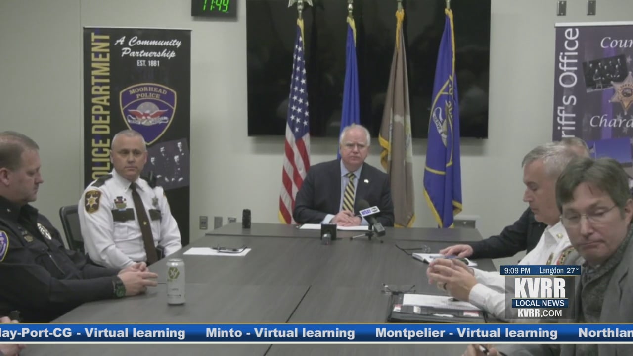 Governor Walz shares his public safety plan in Moorhead - KVRR Local News