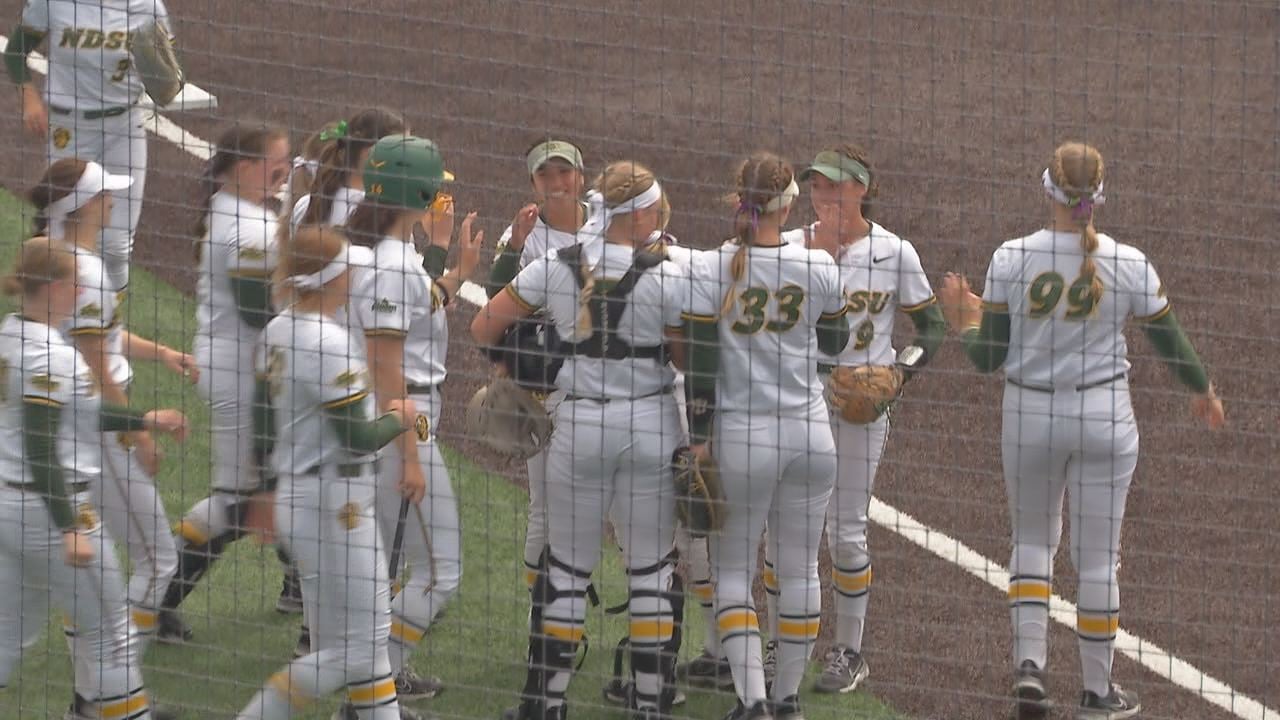 NDSU Softball Takes Doubleheader Against St Thomas KVRR Local News