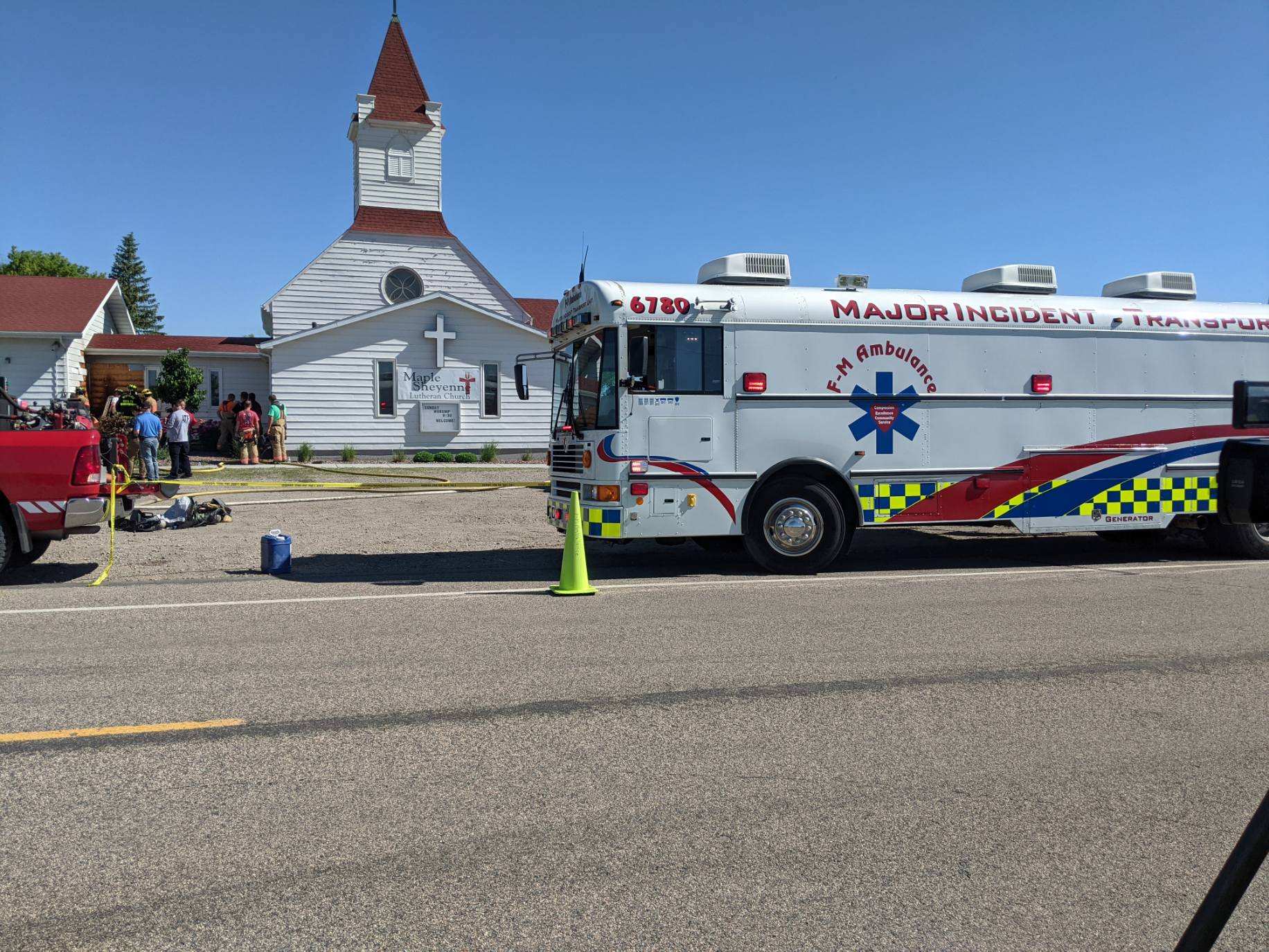 Video 'Suspicious' church fire under investigation in Harwood KVRR