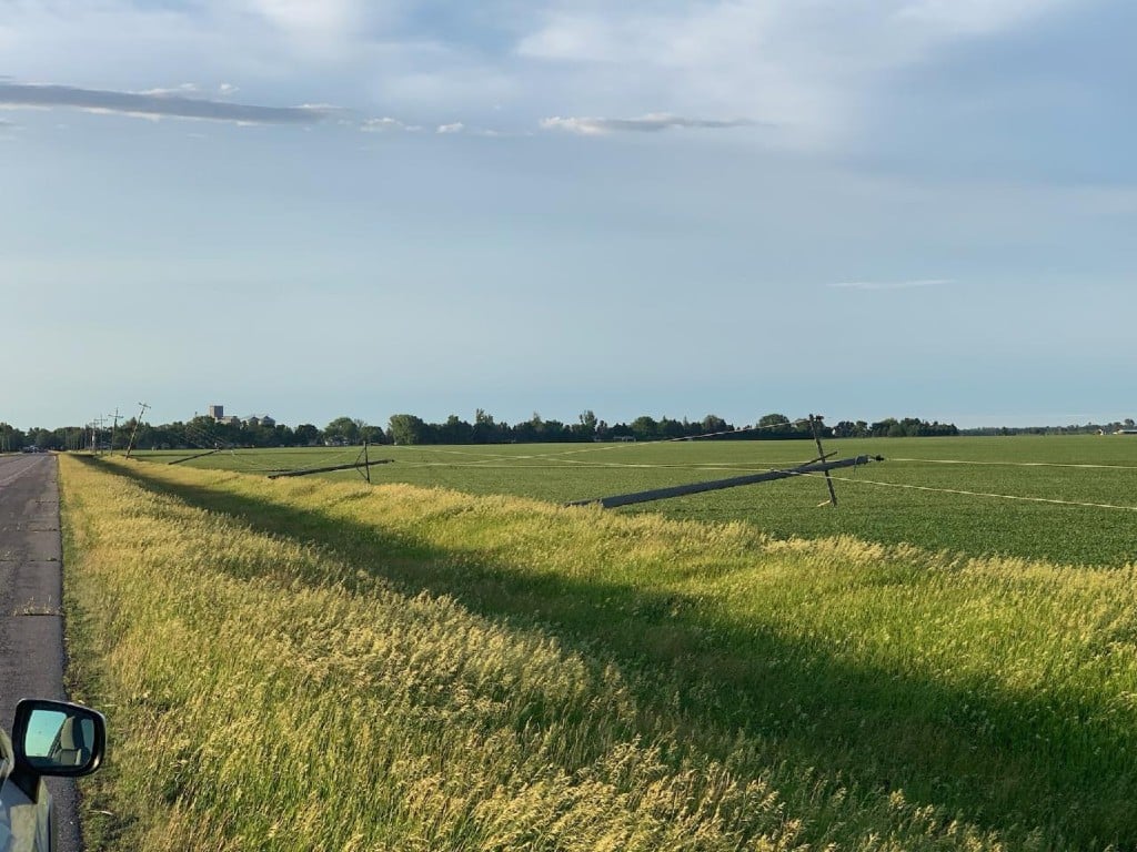 Sabin Power Lines Down June 20 2022