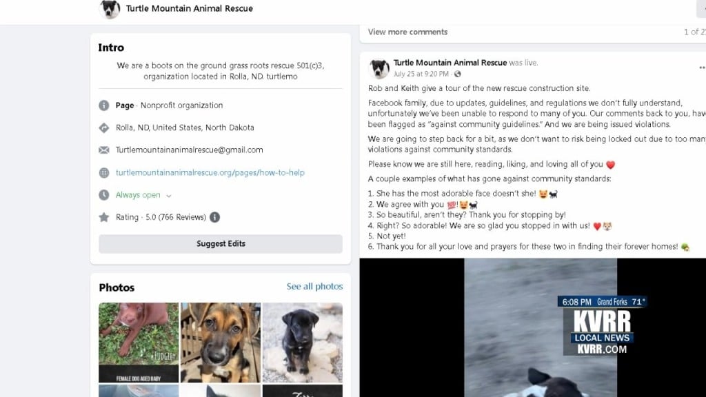 Animal Rescue Facebook