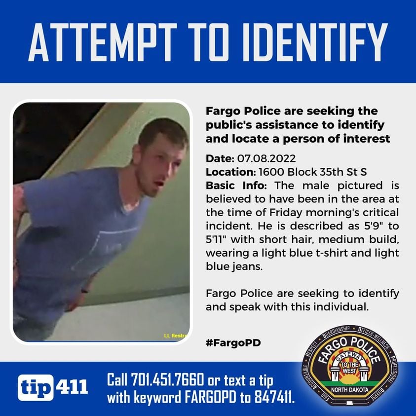 Fargo Police Shooting Passenger Sought 1