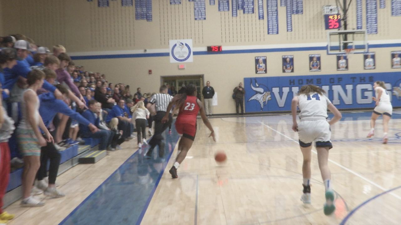 High School Girls Hoops Squirrels Run Away In Second Half For Win Over