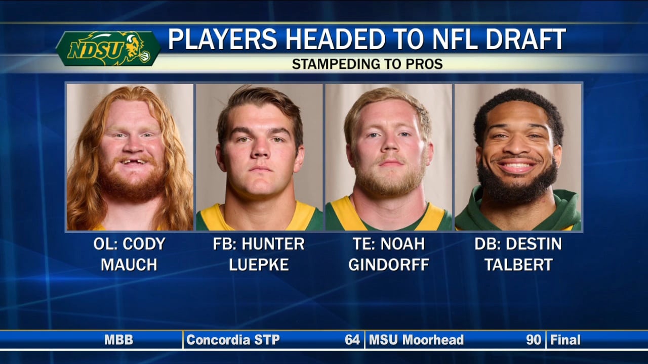 Several NDSU Players Exit Football Program For Draft or Portal KVRR