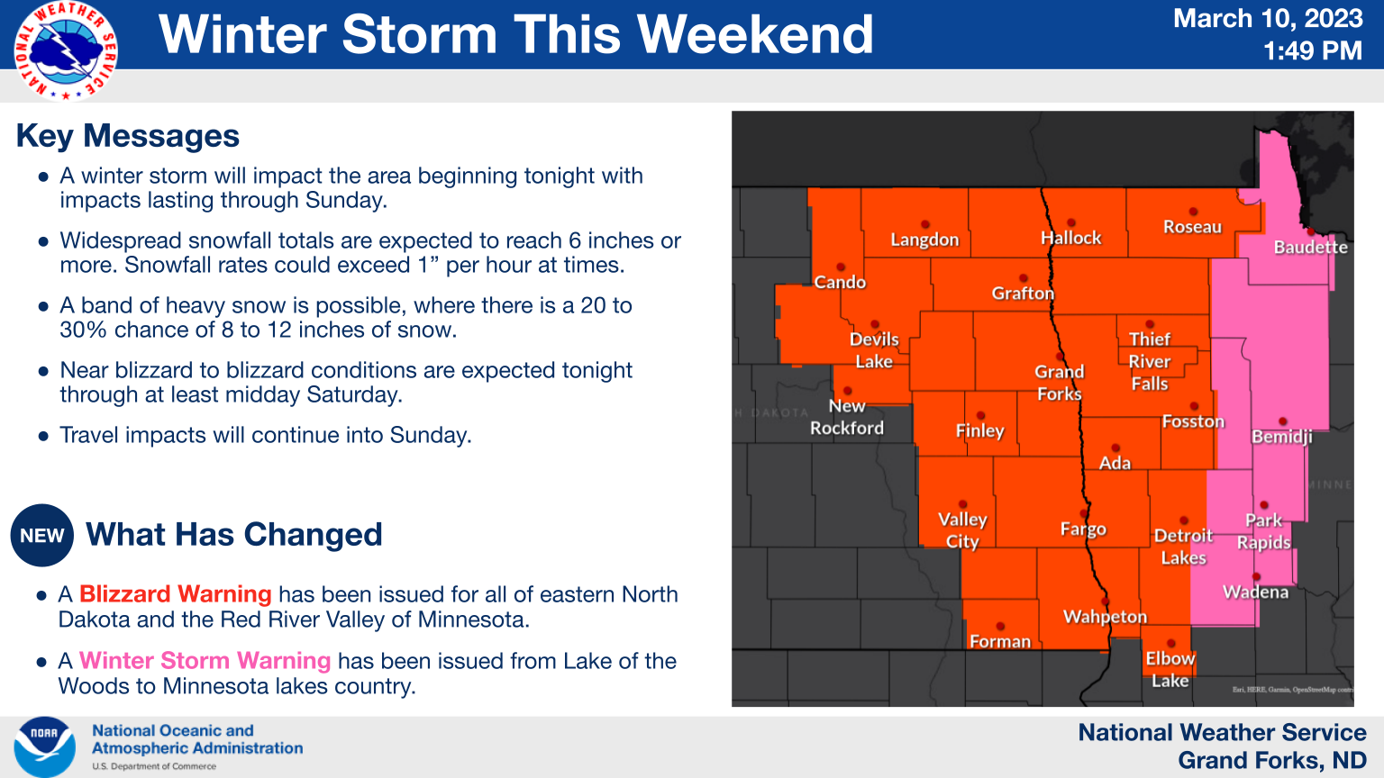 Blizzard warning issued as FM region prepares for another winter blast