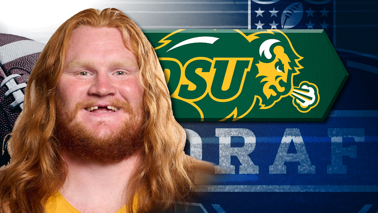 Highlights of Bison OL Cody Mauch during drills at NFL Combine