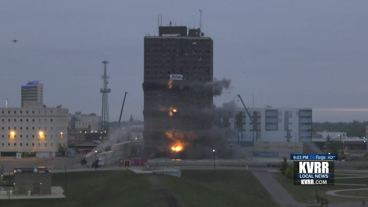 Fargo High Rise Implosion 