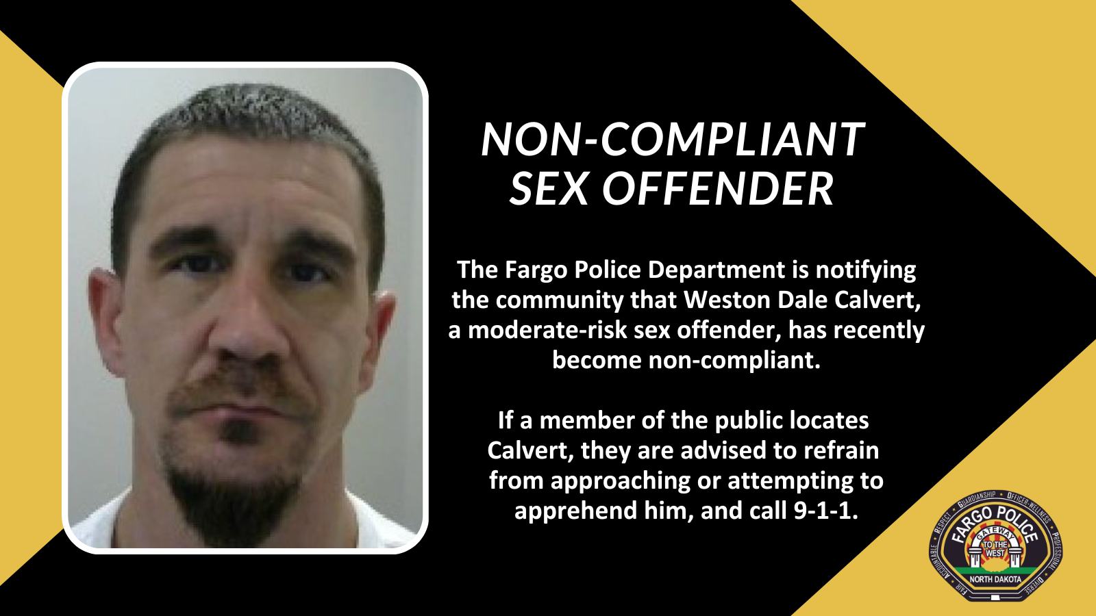 Arrest Warrant Issued For Non Compliant Sex Offender Kvrr Local News