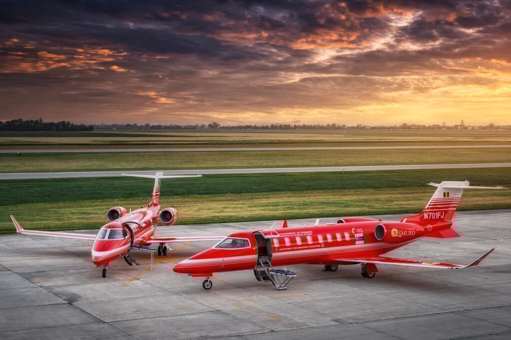 Fjc Romania Learjet 75 Airmed Project Exterior