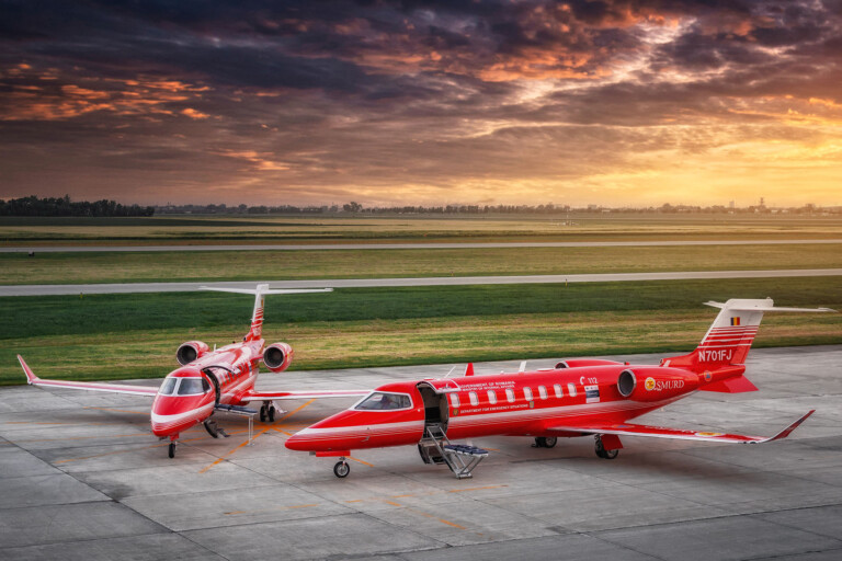 Fjc Romania Learjet 75 Airmed Project Exterior