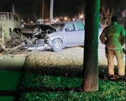 Suv Tree Crash North Fargo 12 7 2023