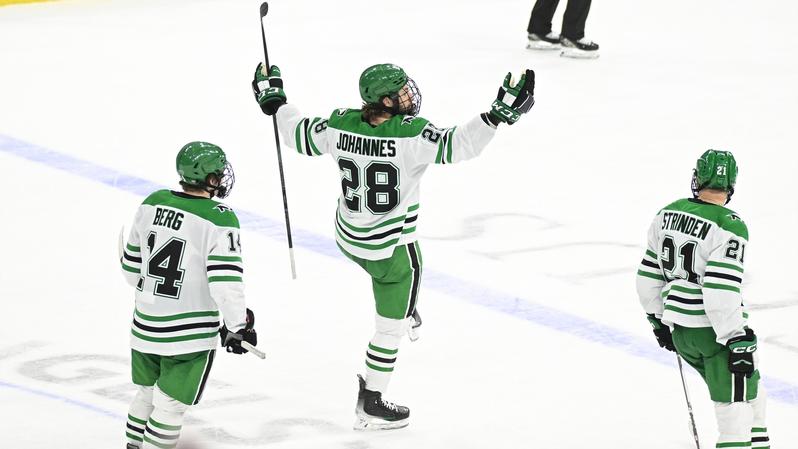 Ncaa Men's Hockey 2024: Alaska Vs North Dakota Jan 06