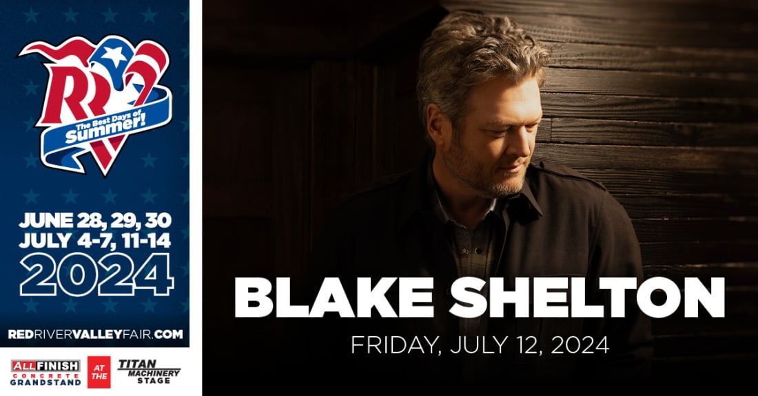 Blake Shelton to perform at Red River Valley Fair KVRR Local News