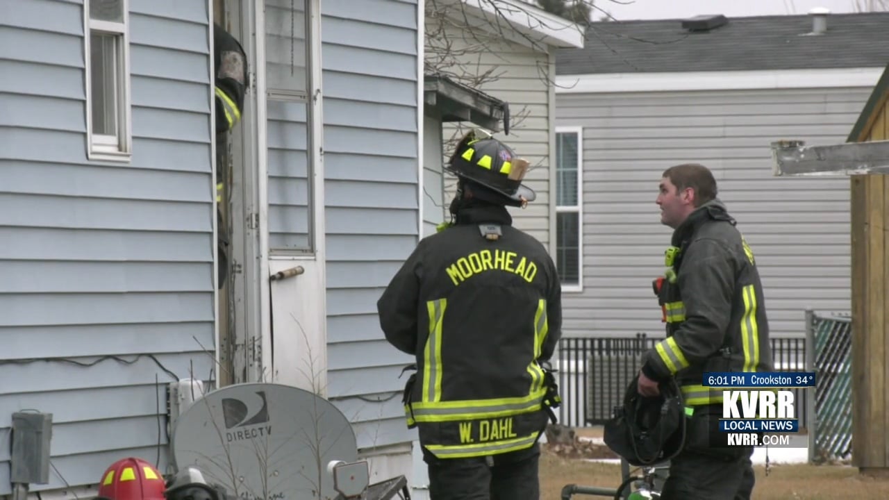 Fire at Moorhead mobile home displaces two people - KVRR Local News