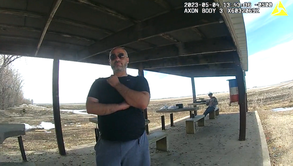 Barakat At Gun Range