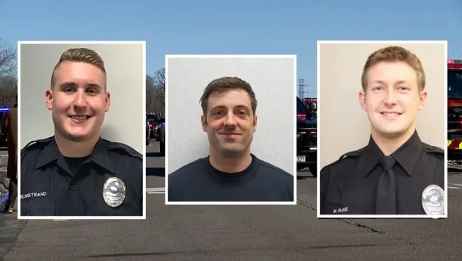 Burnsville officers, firefighter-paramedic identified from fatal ...