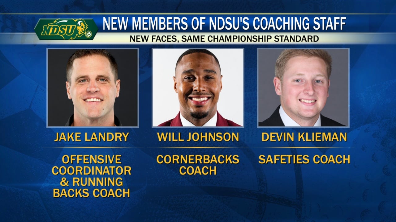 Ndsu Football Introduces Three New Coaches Tuesday Afternoon Kvrr Local News 7056