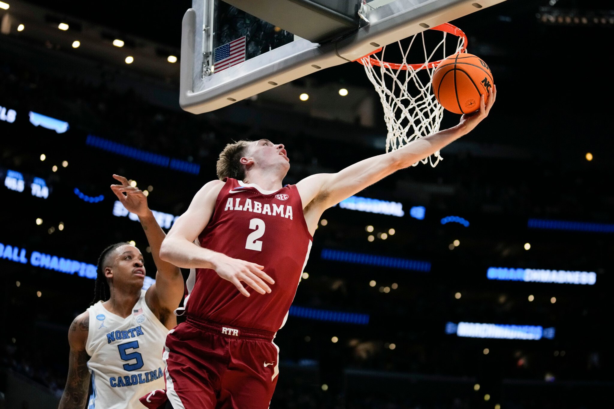 ND's Grant Nelson becomes March Madness star, leads Alabama past #1 ...