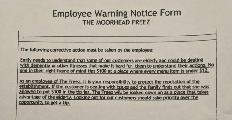 Minnesota Ice Cream Parlor Worker Fired Over $100 Tip: Customer's Possible Illness Cited as Reason
