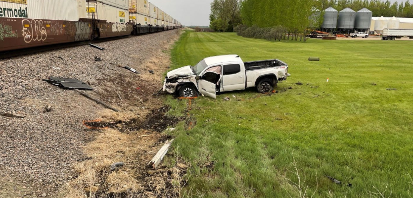 One Hospitalized In Train Pickup Crash Near Casselton Kvrr Local News