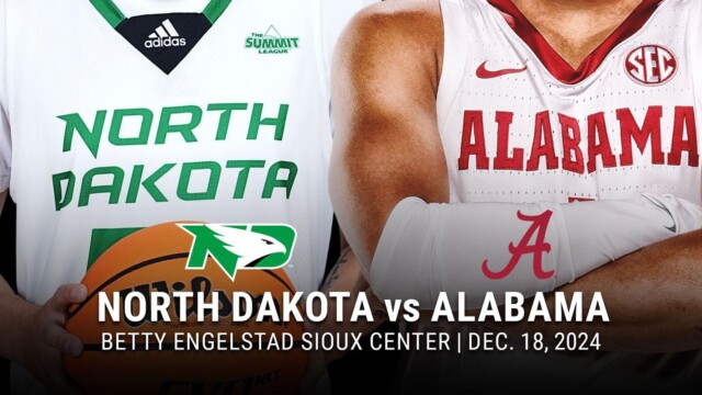 North Dakota to host Alabama at Betty Engelstad Sioux Center in ...