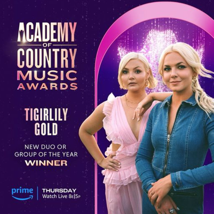 Tigirlily Gold Wins First Major Country Music Award, 