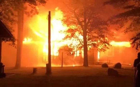Rural Wadena Farm Fire Photo Julian Molash