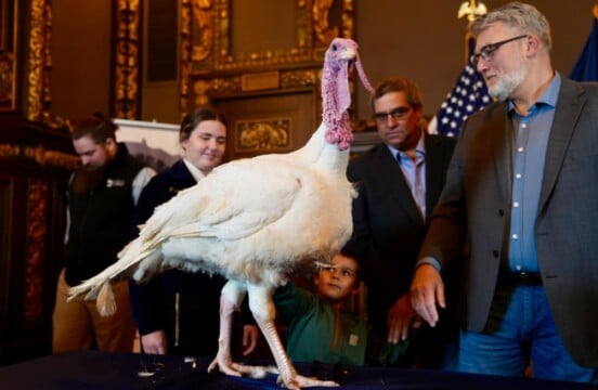 Gov. Walz Presents Minnesota's Thanksgiving Turkey - KVRR Local News