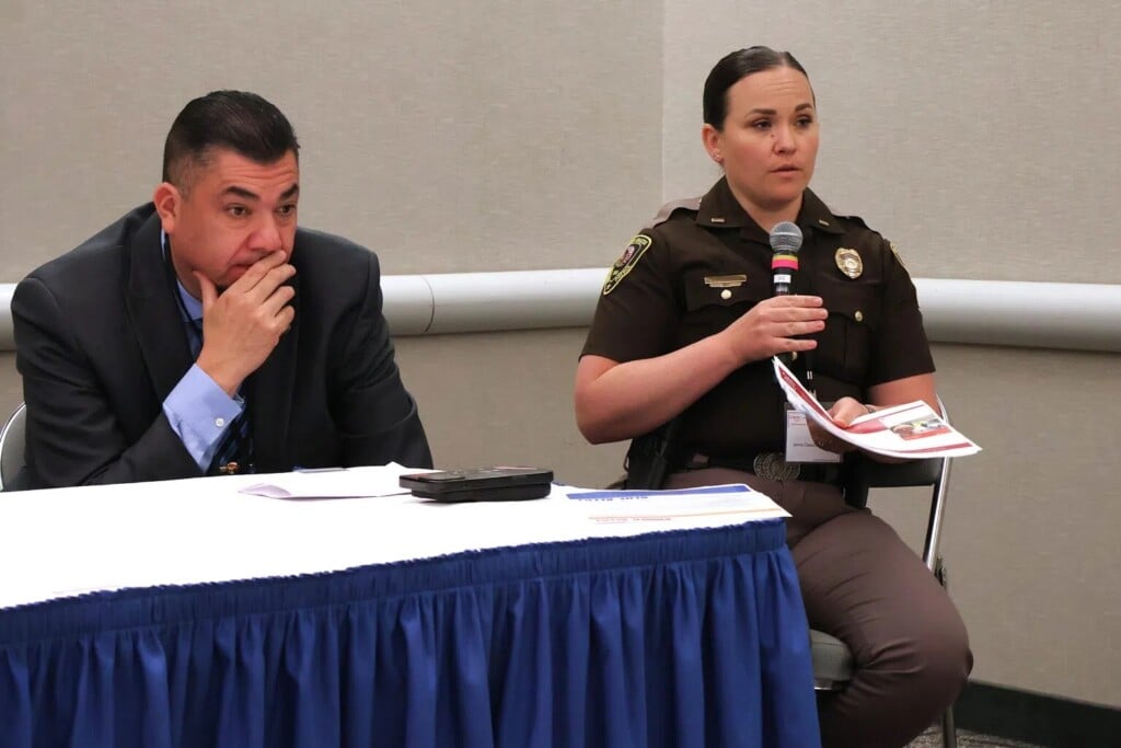 North Dakota Highway Patrol Capt Jenna Clawson Huibregtse Monitor June 2025