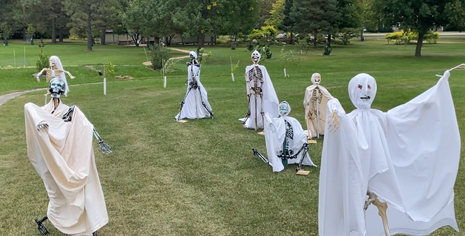 Scarecrows in the Garden