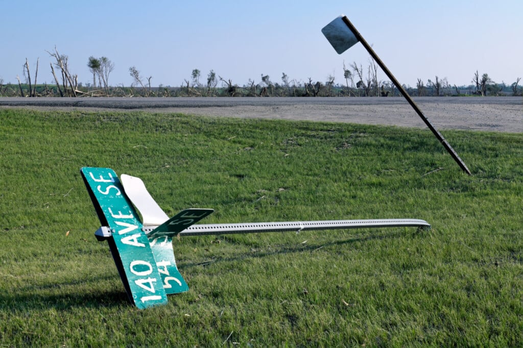 Nd Suffers Storm Damage.